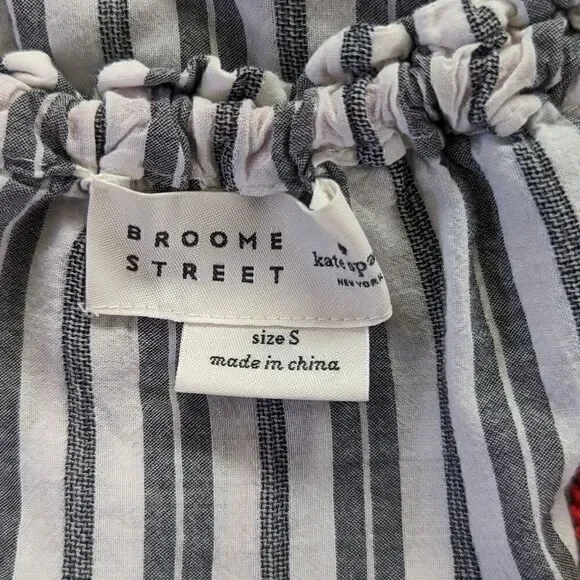 Kate Spade Maximalist Cottagecore Fairy Preppy Coastal Romantic Nautical Top S - Picture 2 of 11